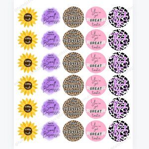 Thank You Stickers 30 Count 1.5in Easy Peel Shipping Stickers 3/$20!